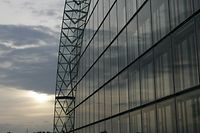 02.06.08 KIRCHBERG, BEI EIB, BANK, BANQUE, NEUES GEBEAUDE, NOUVEAU BATIMENT  PHOTO ANOUK ANTONY