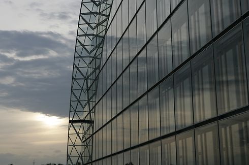 02.06.08 KIRCHBERG, BEI EIB, BANK, BANQUE, NEUES GEBEAUDE, NOUVEAU BATIMENT  PHOTO ANOUK ANTONY