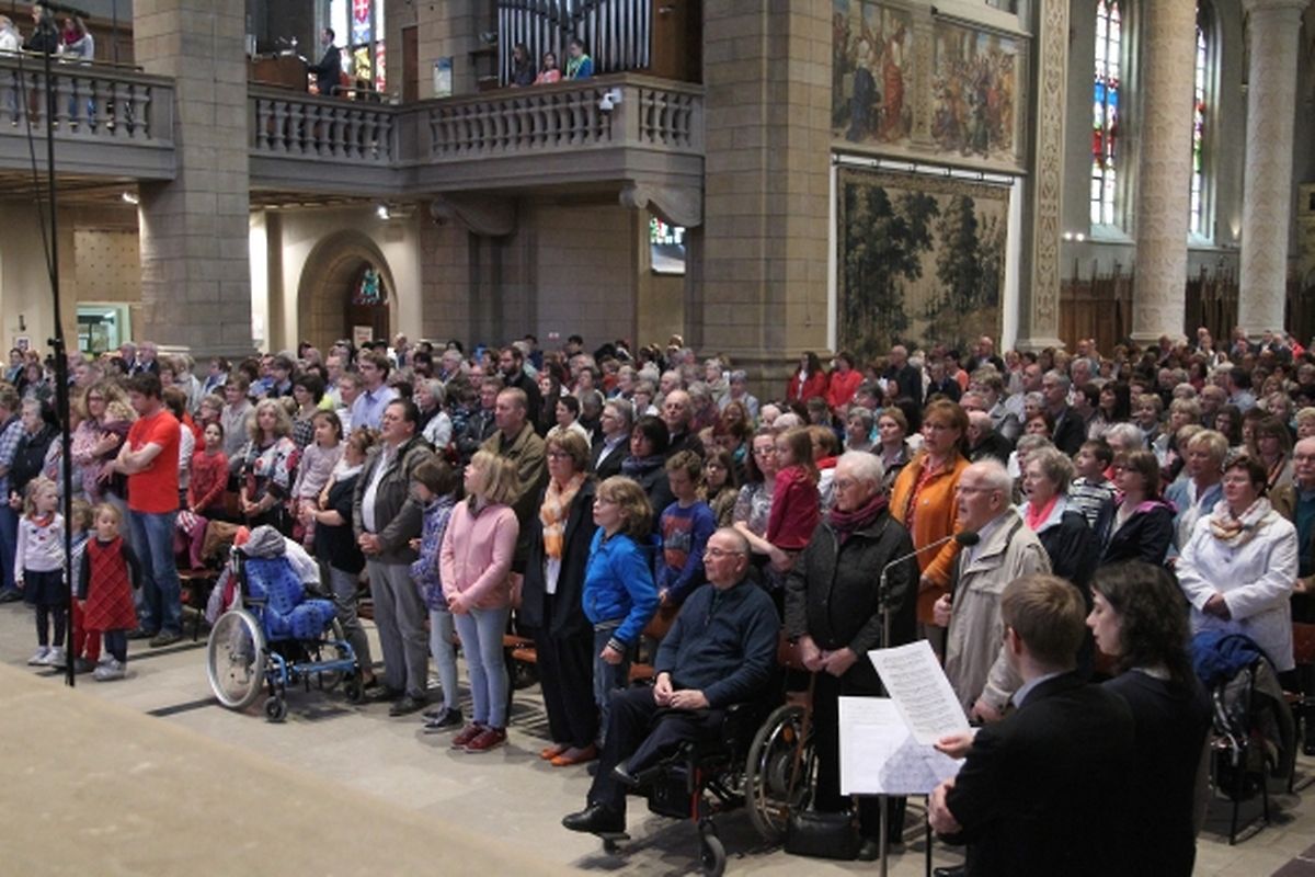 Messe für das Dekanat Clef mit den Pfarrverbände "Clief", "Ëlwen-Wäiswampech" und "Wëntger".