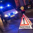 29.8.2015 Luxembourg, Ville,Unfall, Polizei, accident, Polizeibericht, Zwischenfall, trace d'huile, Ölspur photo Anouk Antony