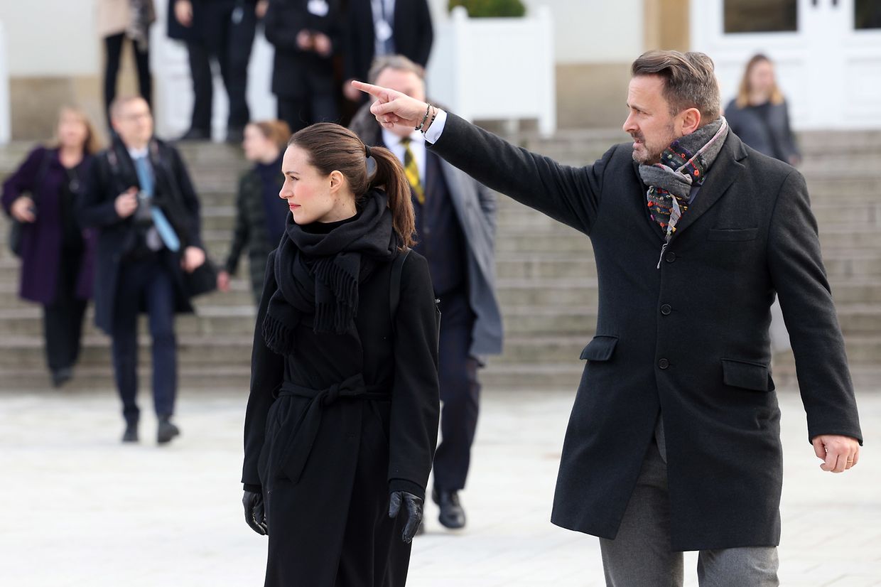 Für die finnische Premierministerin Sanna Marin war es der erste offizielle Besuch in Luxemburg.