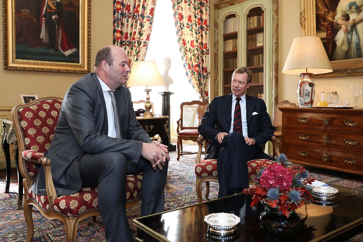 Claude Haagen (LSAP) am Montagmorgen beim Großherzog.
