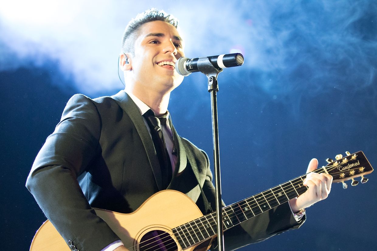 O cantor português Leandro actuou ontem no Hall du Deich, em Ettelbruck