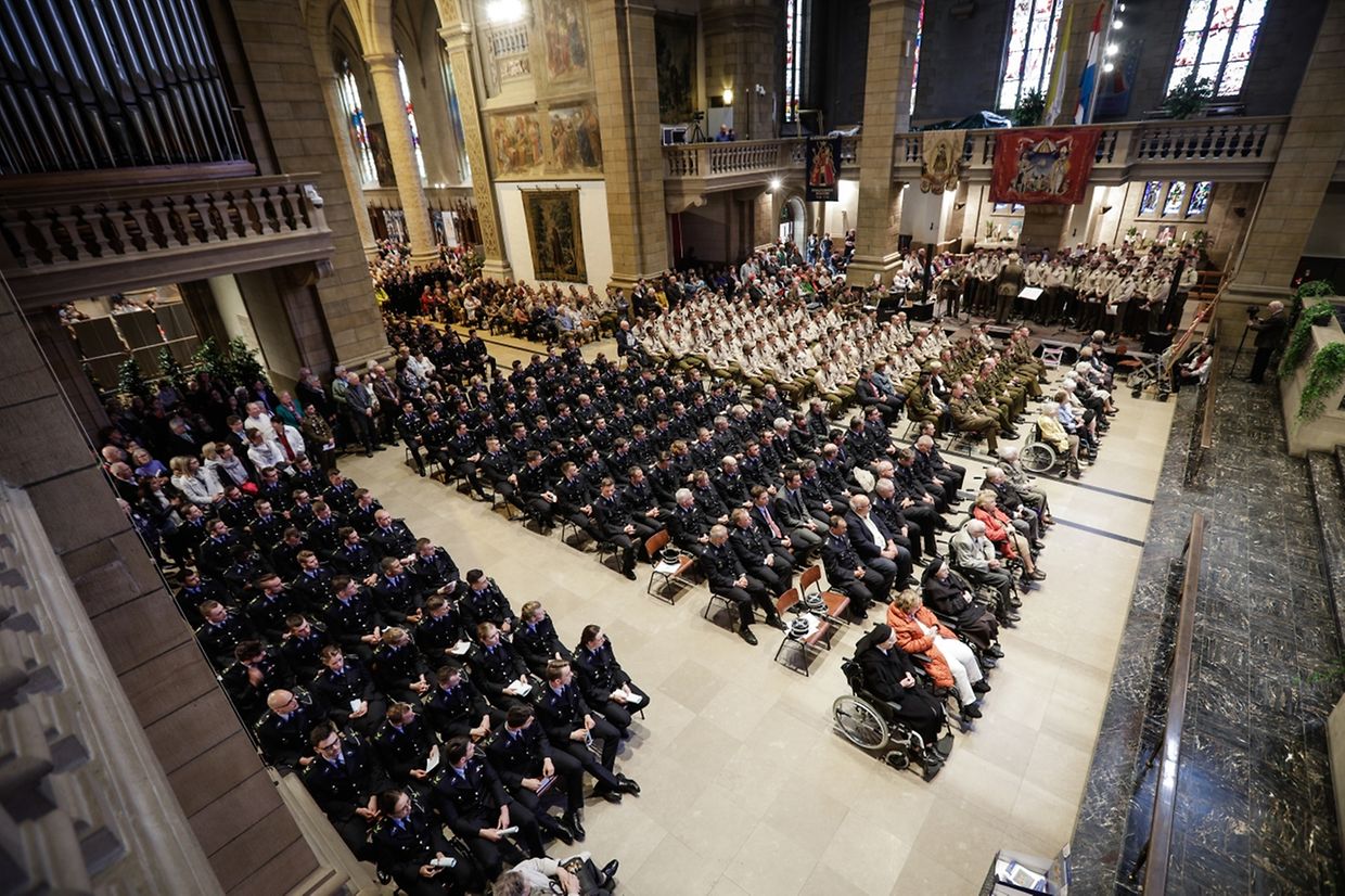 Messe für die Luxemburger Armee und die “Police Grand Ducale“.