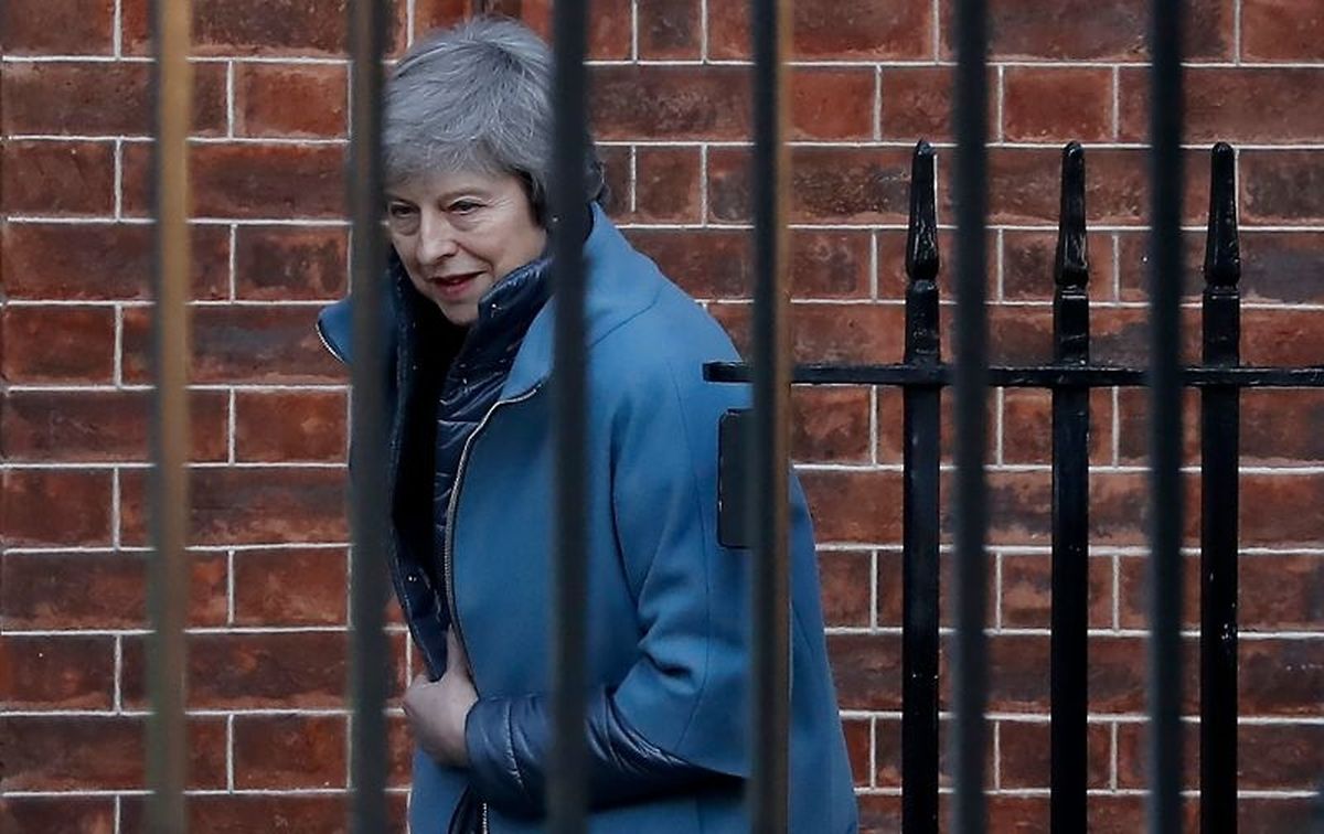 May faced embarrassing parliamentary no go from Pro-Brexiters on Thursday Photo: AFP