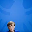 German Chancellor Angela Merkel attends a press conference about measures to avoid further spread of the coronavirus and the COVID -19 disease after a government meeting at the chancellery in Berlin, Germany, on April 20, 2020. (Photo by Markus Schreiber / POOL / AFP)