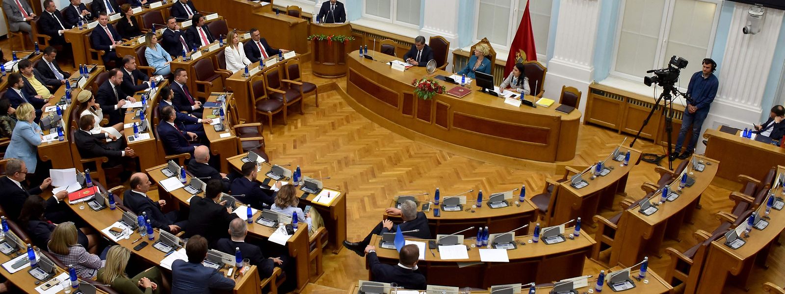 Das Parlament tagte in Cetinje.