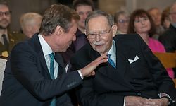 Centième anniversaire accession au trône de son Altesse royale Grand-Duchesse Charlotte.Bild des Tages Grand-Duc Jean / Photo Blum L.