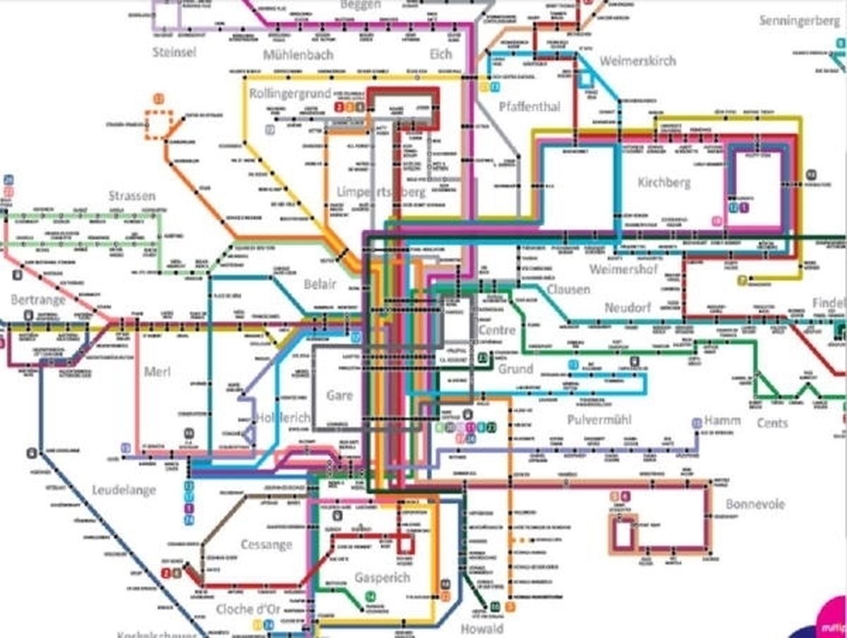 Architect brings alternative bus map to Luxembourg