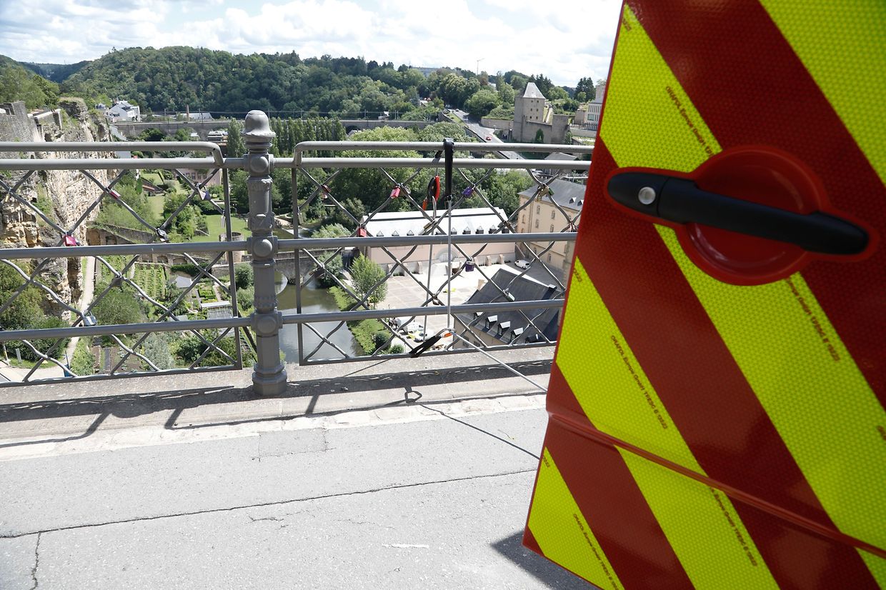 Lokales, Bockfiels, Bockfelsen, Examen, Prüfung, junge Feuerwehrleute lernen über Materialkentnis, Vorstieg und Absichern, Absturtzssicherung Foto: Anouk Antony/Luxemburger Wort