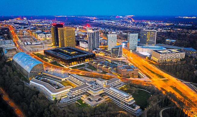 Kirchberg's residential population will quadruple as new housing extends the district considerably