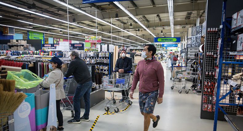 Wiedereröffnung Baumarkt  Batiself - COVID-19 - Foto: Pierre Matgé/Luxemburger Wort