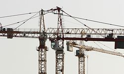 Baustelle, Baukran, Kran, Wirtschaft, Foto: Serge Waldbillig