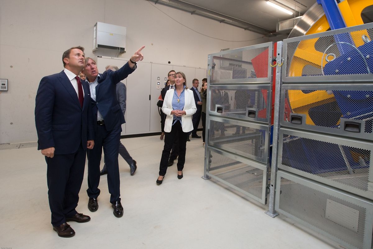 Dans le local technique du funiculaire