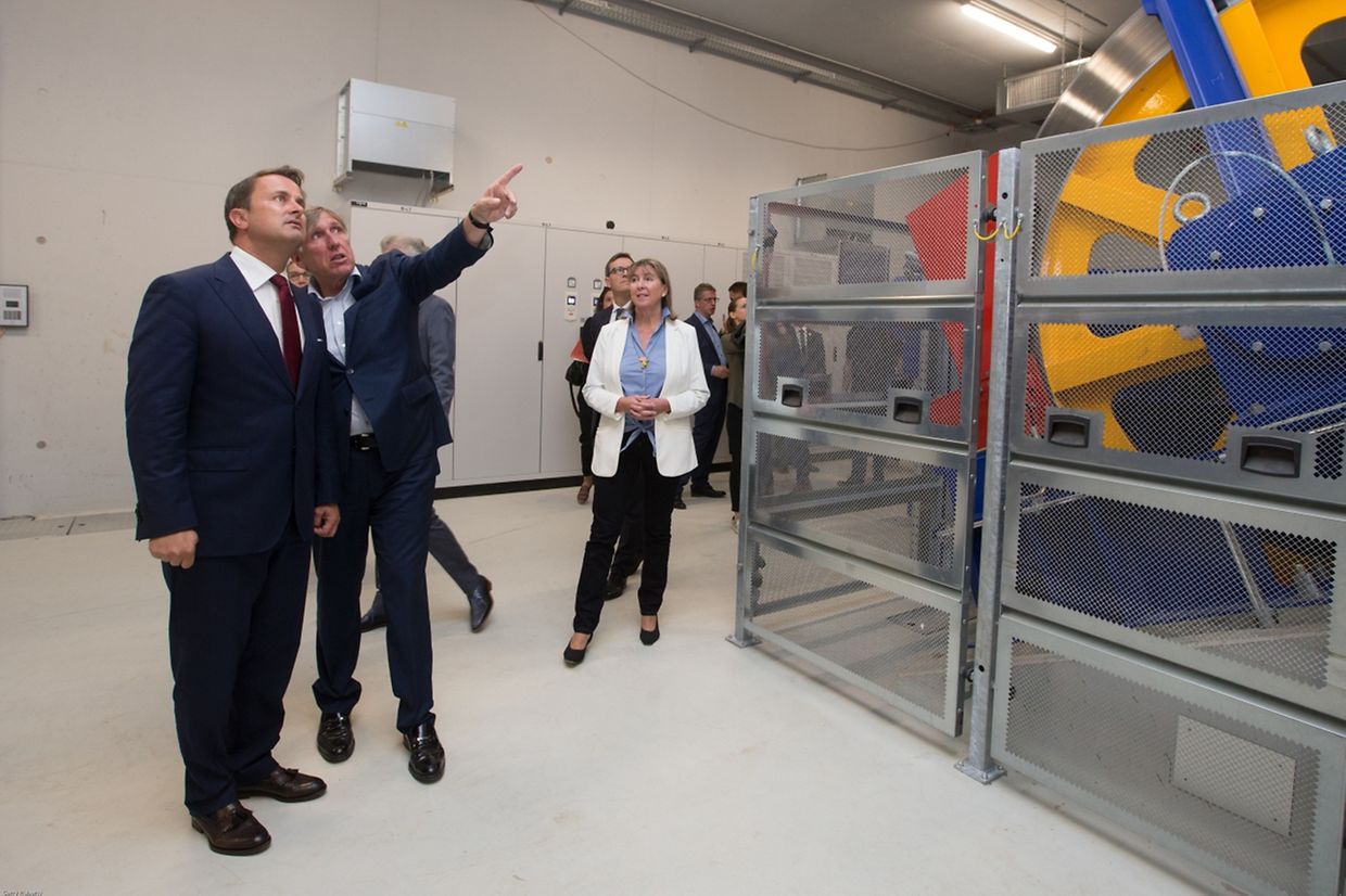 Dans le local technique du funiculaire