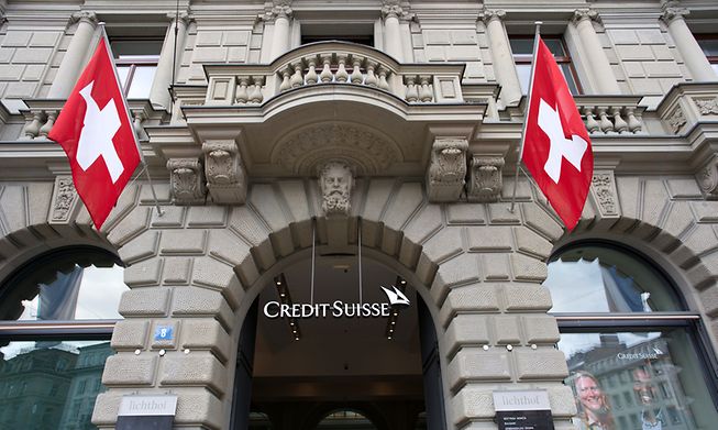 An undated photo of a Credit Suisse office