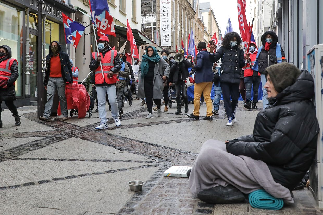 Am Samstag wurde in Luxemburg für das Recht auf Wohnen demonstriert.