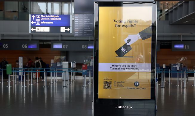 Voting rights for expats are a theme in a current Luxembourg Times advertising campaign
