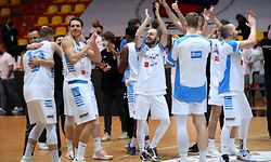 Die FLBB-Auswahl feiert den Sieg gegen die Slowakei