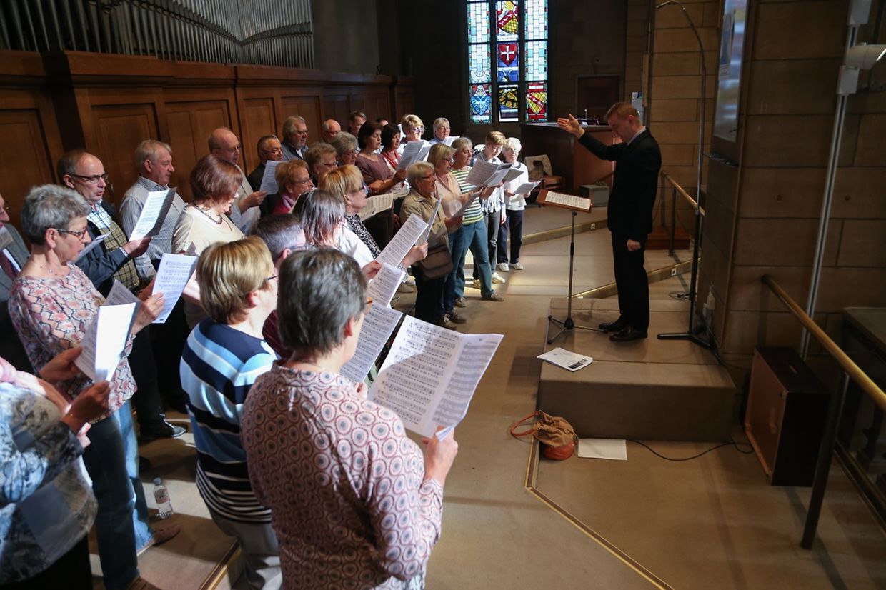 Messe für die neuen Pfarreien "Disciples d’Emmaüs“ (Hesper, Réiser, Weiler) und "Saint-André“ (Beetebuerg, Fréiseng).