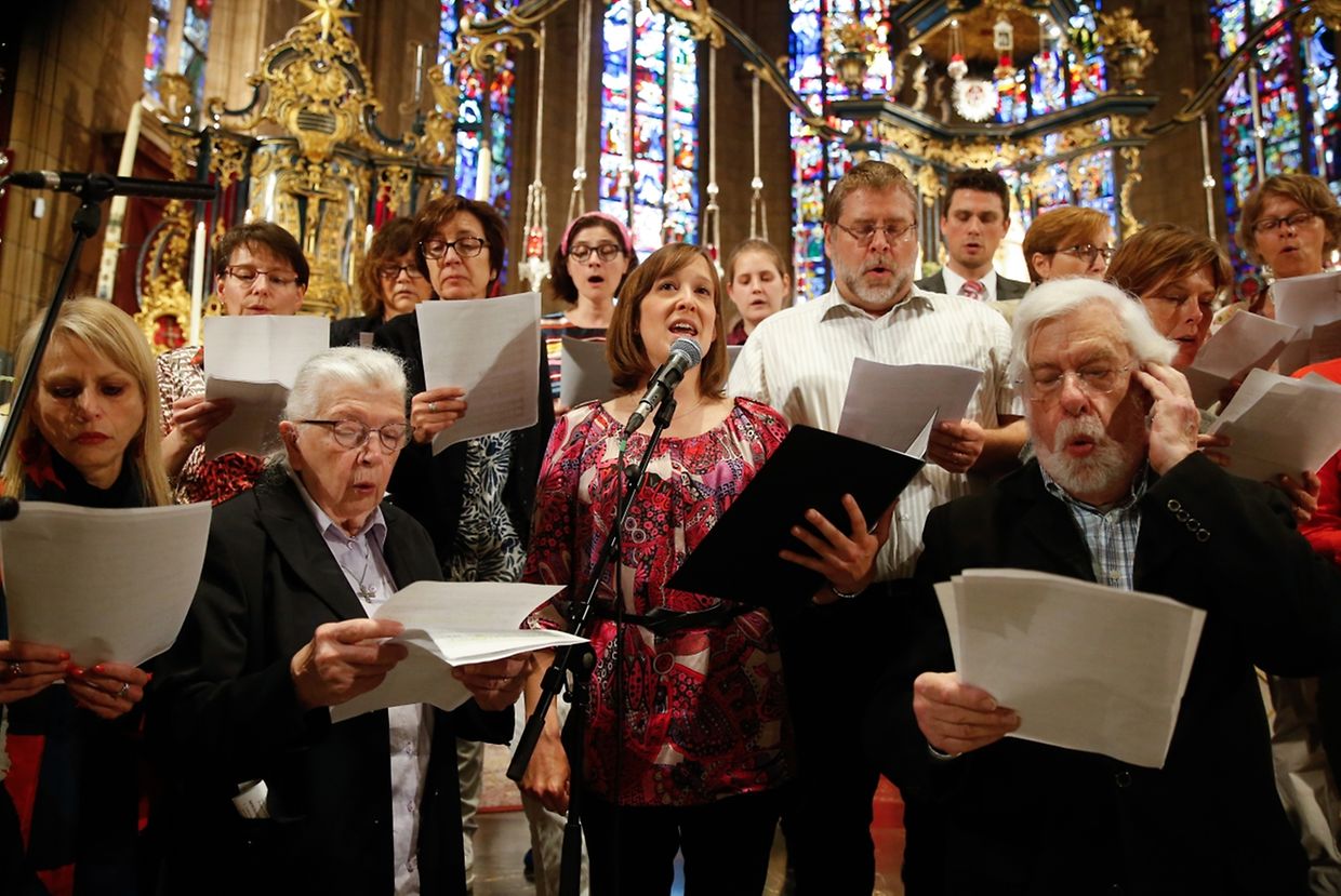Oktave - Messe für die Schule der Schwestern der Christlichen Lehre in Luxemburg, le 18 Mai 2017. Photo: Chris Karaba 