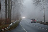 Lokales, Nebel, Verkehr, Sicherheit, Sicht, Licht beim Autofahren, Mobilität Foto: Luxemburger Wort/Anouk Antony