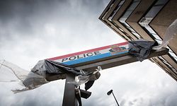 Police, Polizei, rue Glesener, Foto Lex Kleren