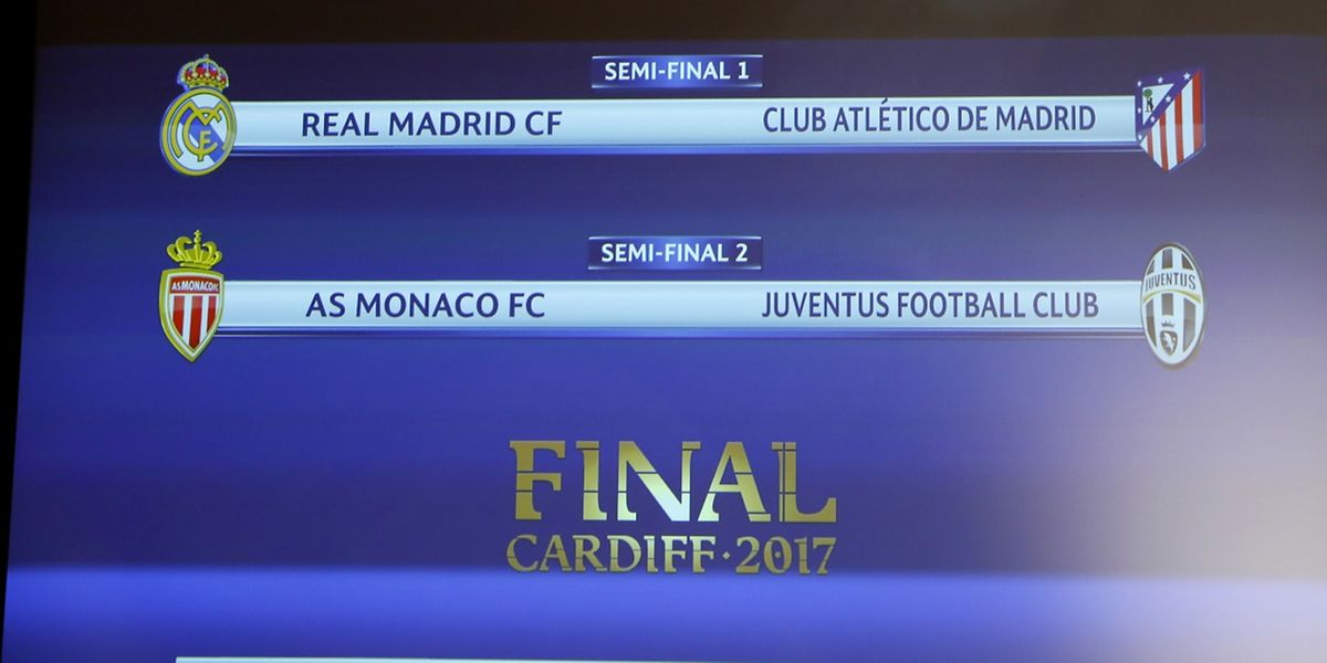 Les demi-finales de la Ligue des champions 2016-2017 réserveront un derby Real - Atletico Madrid et une affiche Monaco - Juventus Turin