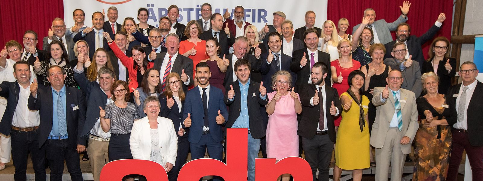 Am Freitagabend hat die ADR ihre Kandidaten für die Wahlen im Oktober präsentiert. 