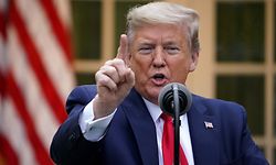 US President Donald Trump speaks during the daily briefing on the novel coronavirus, which causes COVID-19, in the Rose Garden of the White House on April 14, 2020, in Washington, DC. (Photo by MANDEL NGAN / AFP)