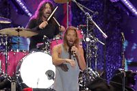 Einer seiner letzten Auftritte: Taylor Hawkins beim Lollapalooza-Festival in Santiago de Chile am 18. März.