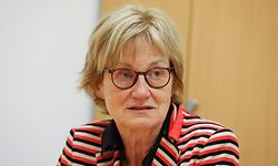 Mady Delvaux war die erste sozialistische Ministerin. 