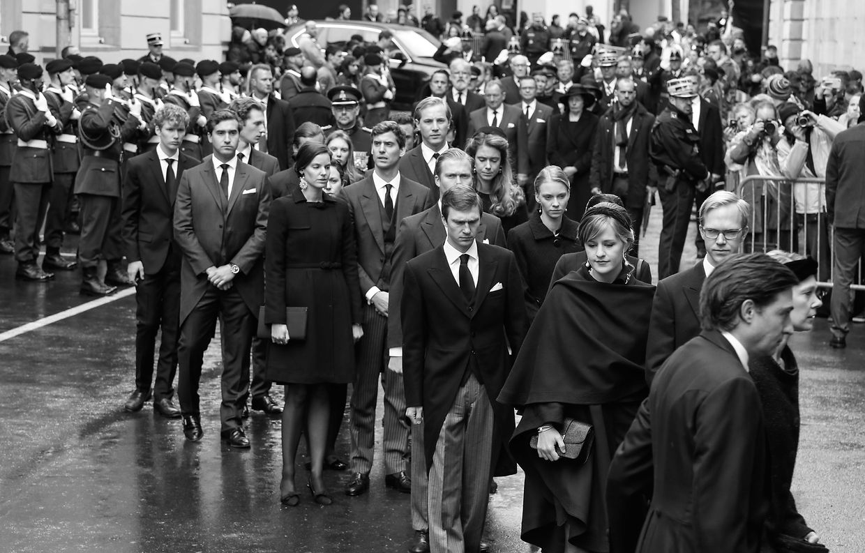 Lokales, Online, Kathedrale, Staatsbegräbnis Großherzog Jean, funérailles Grand-Duc Jean, Eingang Kathedrale,