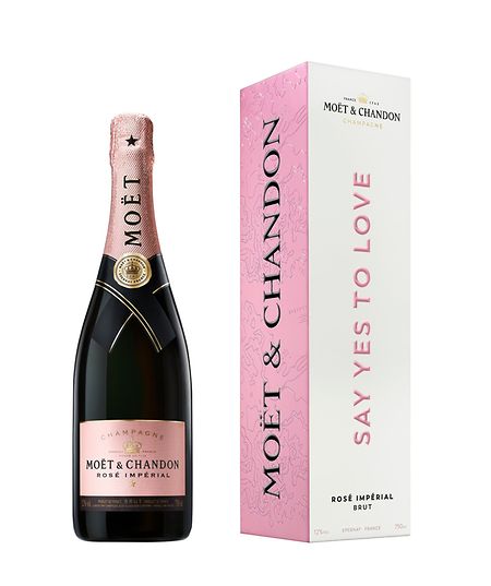 Rosé-Champagner von Moët & Chandon.