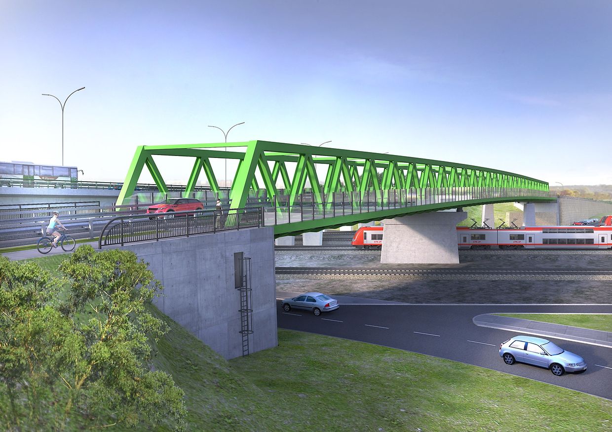 So soll die Brücke nach Ende der Arbeiten aussehen.