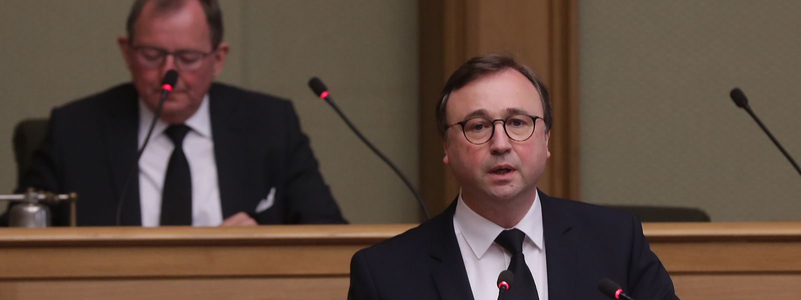 Le député André Bauler (DP) chargé de présenter ce mercredi le texte du budget 2019, qui sera adopté cette semaine.