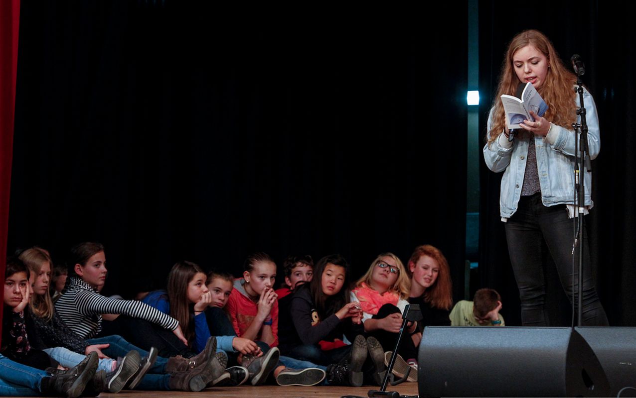 Lecture nocturne en compagnie des élèves du Lycée Aline Mayrisch
