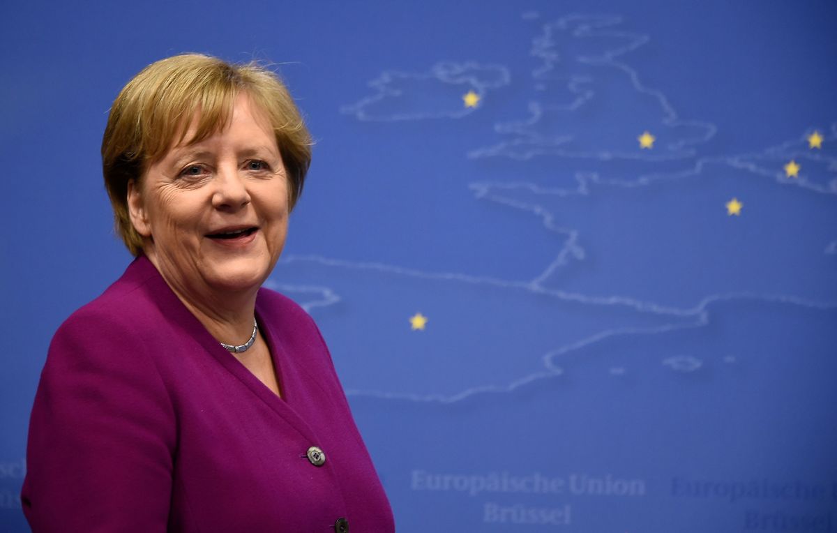 Angela Merkel wirbt weiter für Manfred Weber.