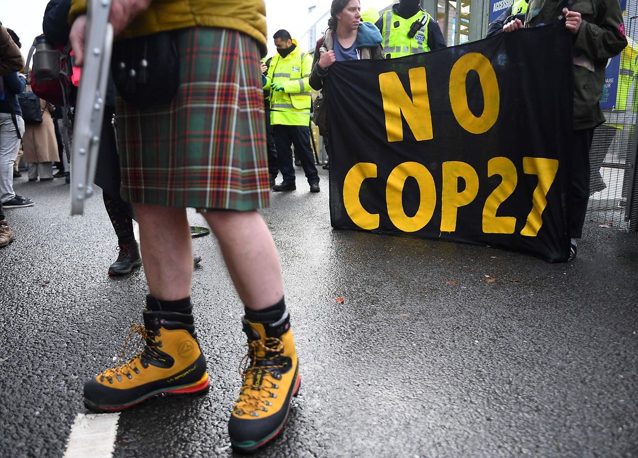 Tausende Aktivisten haben gegen am Rande der Klimakonferenz in Glasgow für mehr Klimaschutz demonstriert.
