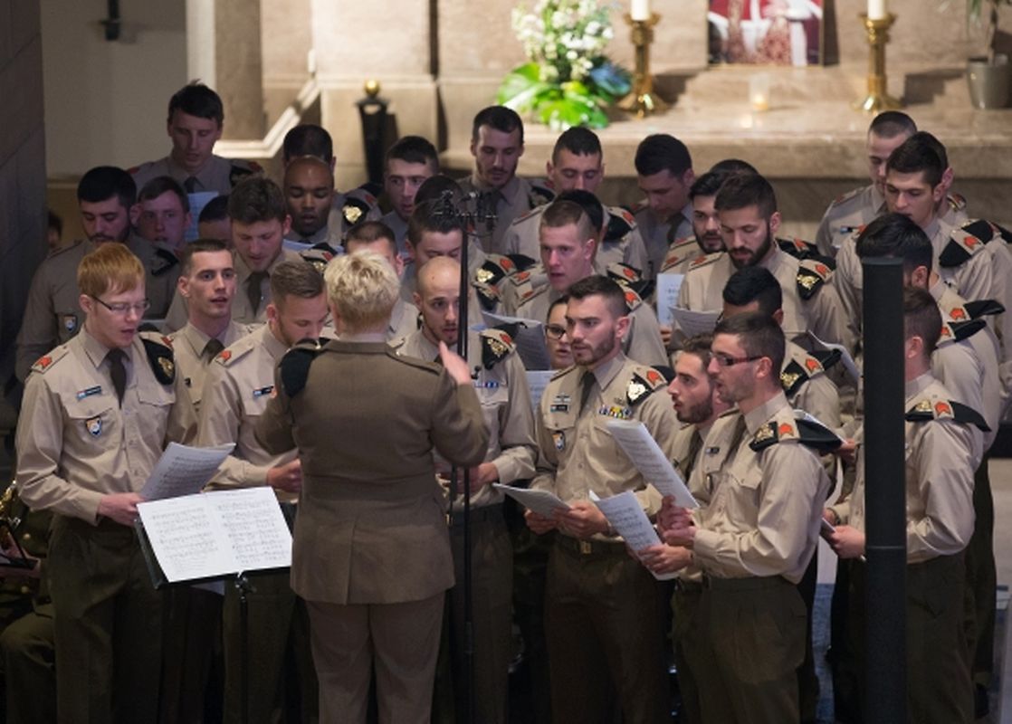 Messe Fur die Luxemburger Armee und die Police Grand Ducale.