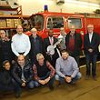 O burgomestre Romain Wester, à esquerda, e o embaixador Carlos Semedo, ao centro, estiveram na entrega simbólica do camião.
O casal Alain Mausen e Ana Rodrigues, em baixo à esquerda, são os mentores da iniciativa.