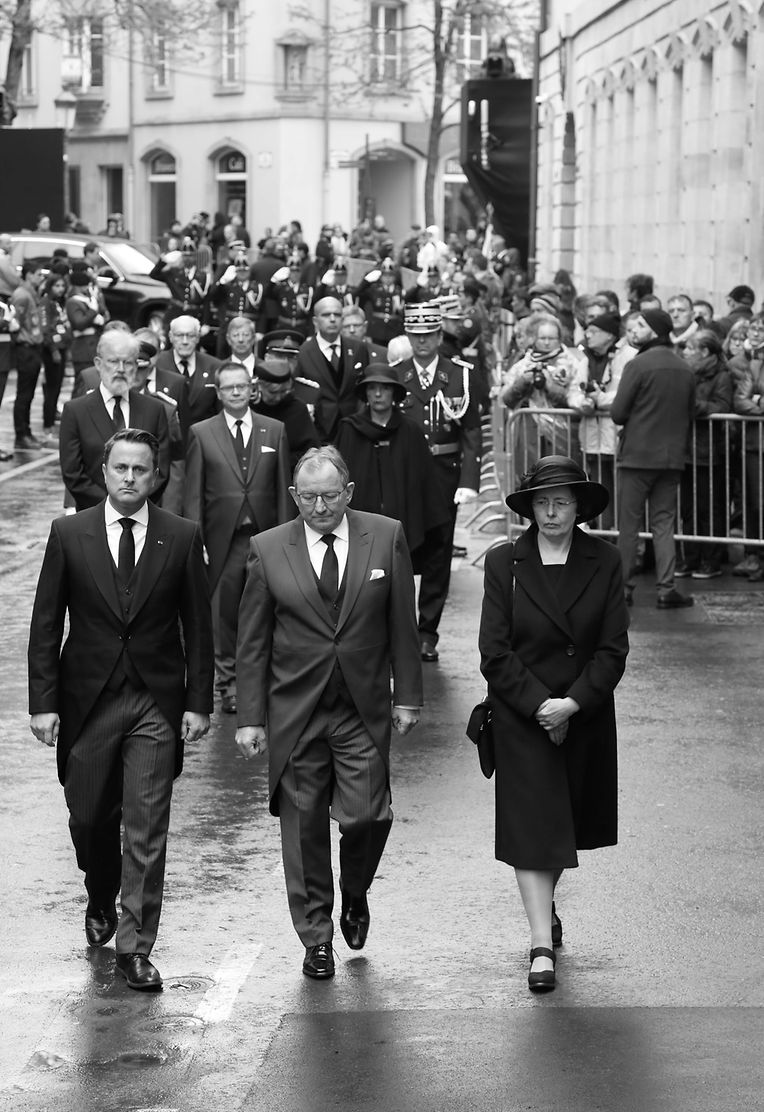 Lokales, Online, Kathedrale, Staatsbegräbnis Großherzog Jean, funérailles Grand-Duc Jean, Eingang Kathedrale,