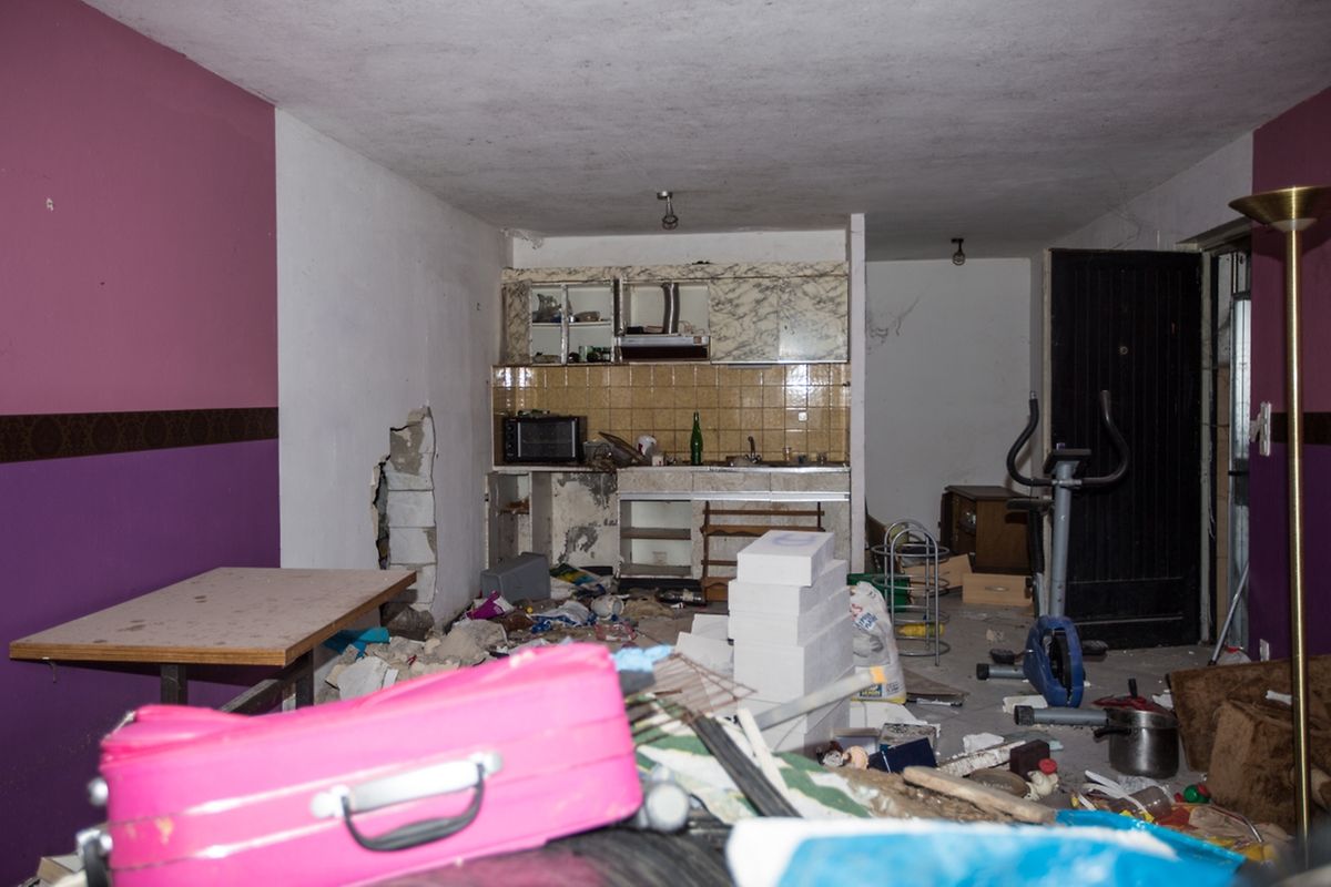 Eindrücke der verwahrlosten Cité Syrdall