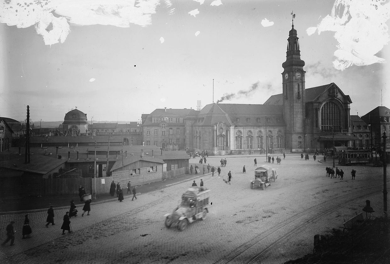 A Gare há 100 anos.