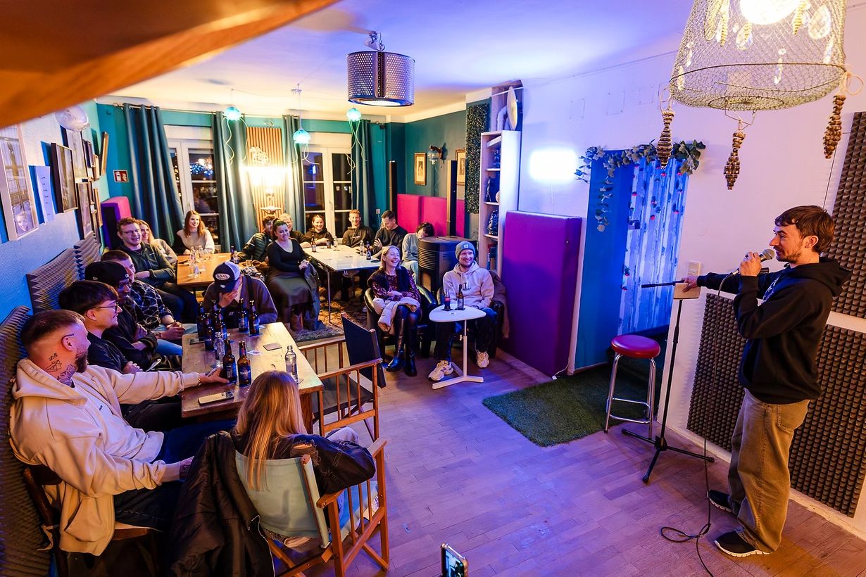 Micas Dreamland Comedy, Dreamland Creative Space, 28.02.2026, Wiltz, Photo : Caroline Martin ©