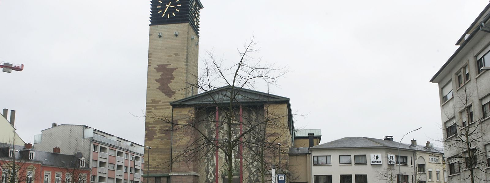 Der erste Gottesdienst im Rohbau der wiederaufgebauten Kirche wurde am 1. Juli 1951 gefeiert.