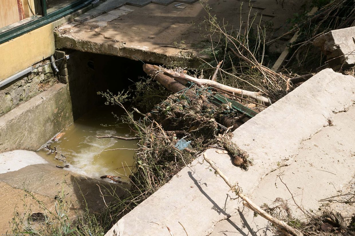 4.6.2018 Luxembourg, Gemeinde Waldbillig, Camping Müllertal, Nachwirkungen wegen Hochwasser, Hochwasserschaden  photo Anouk Antony