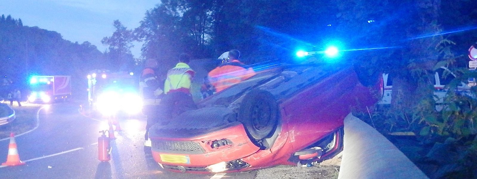 Ein Alkoholtest beim Fahrer verlief positiv.