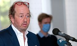 PK Hôpitaux Robert Schuman im Alvisse Parc Hôtel in Dommeldingen: Jean-Louis Schiltz (Präsident des Aufsichtsrates. Foto: Alain Piron
