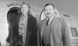 (Original Caption) 7/28/45: Author Ernest Hemingway.